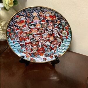 Festive Holiday Decorative Plate